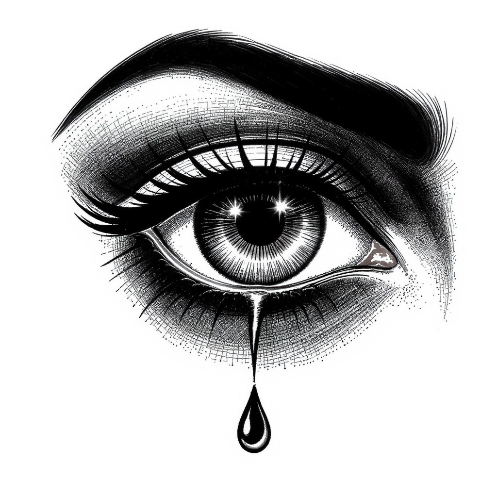 Ultra close-up eye detail