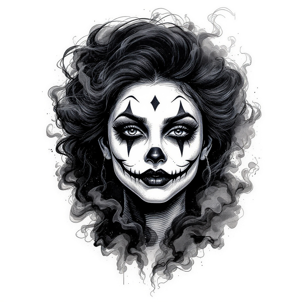 Smoke dissolve portrait