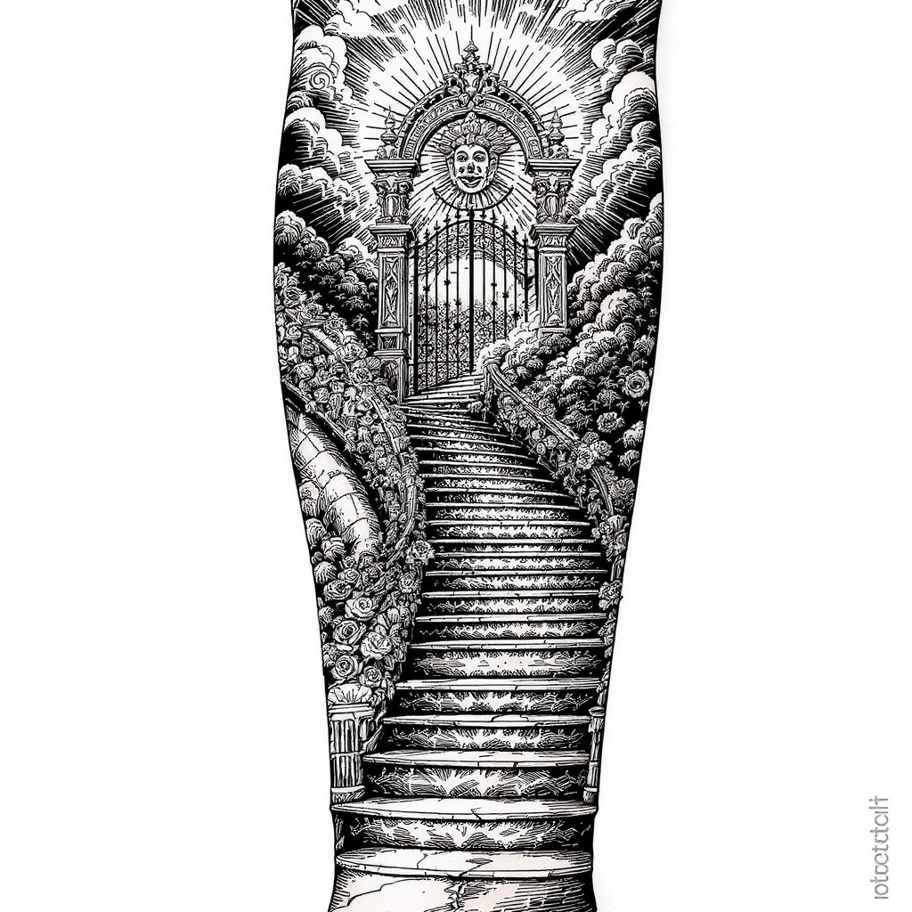 Stairway to heaven composition