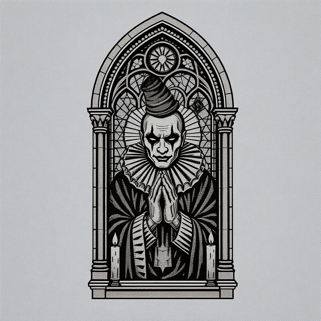 Cathedral and stained glass