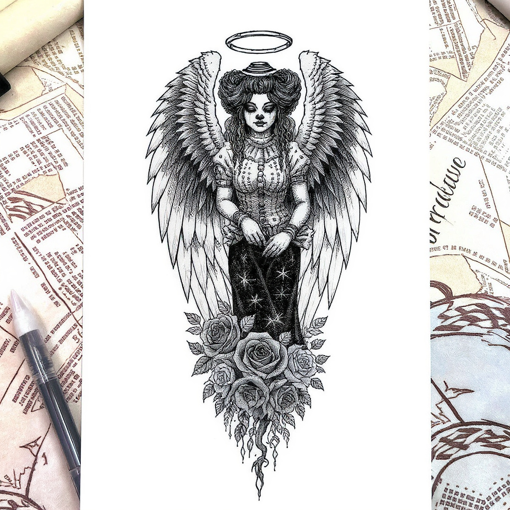 Payasa with angel wings