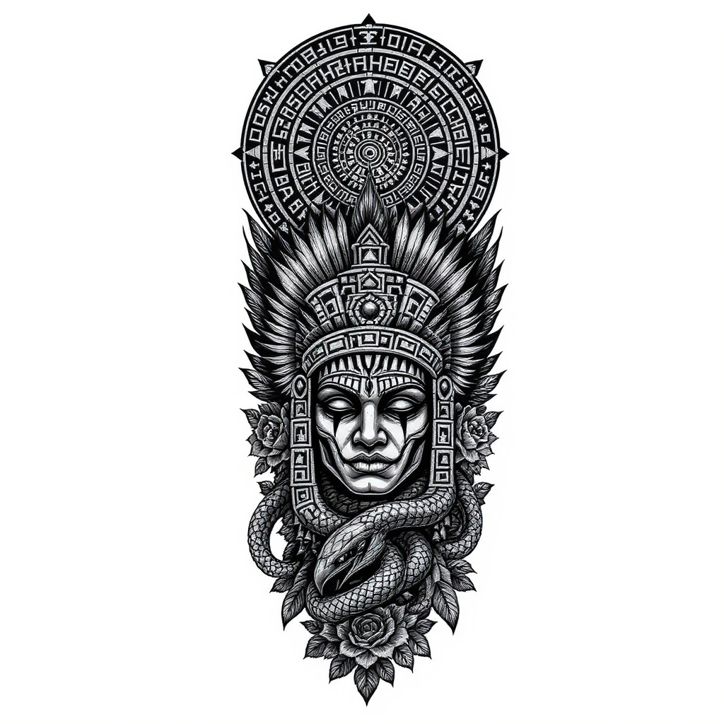 Aztec calendar fusion
