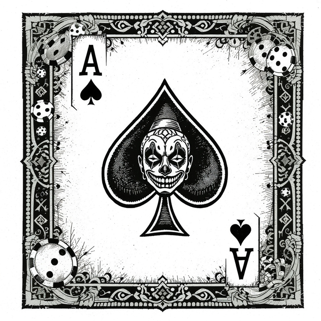 Ace of spades with payasa