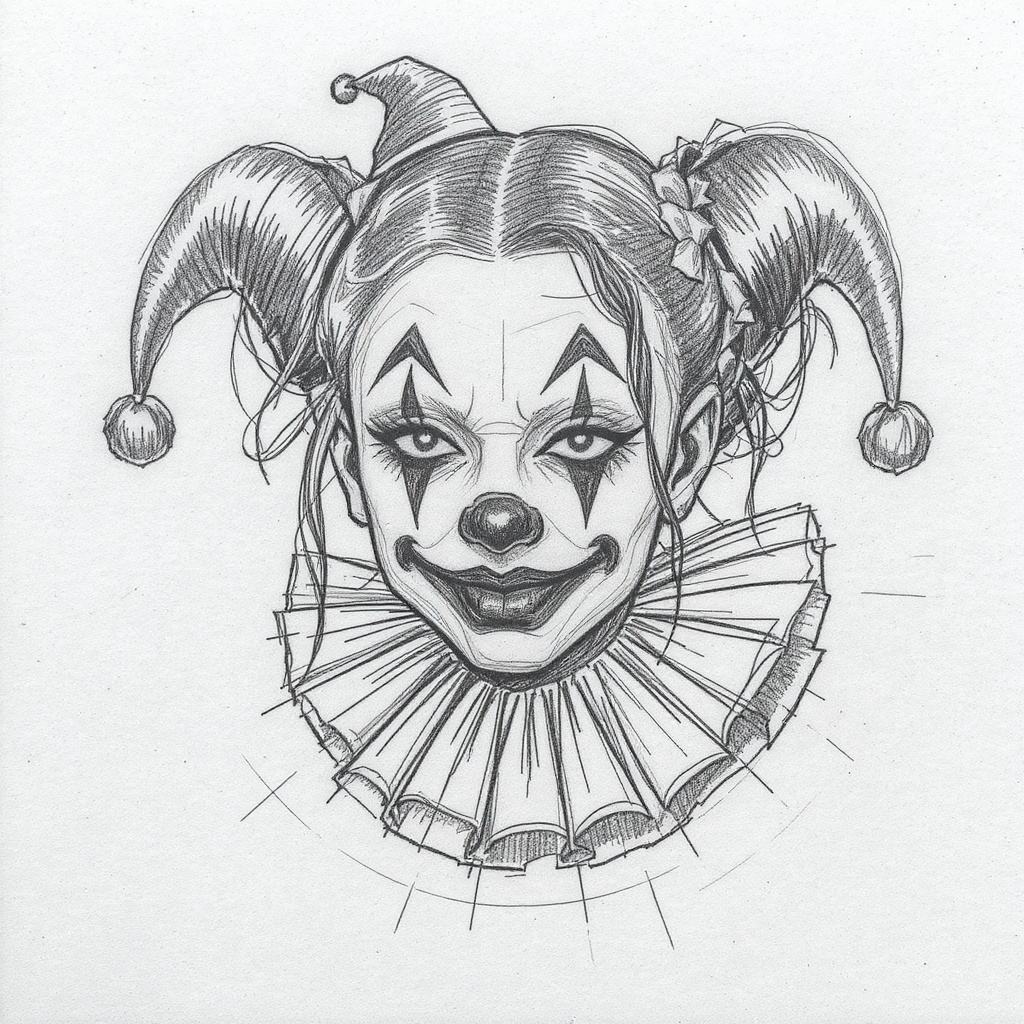 Rascunho style Chicano tattoo example